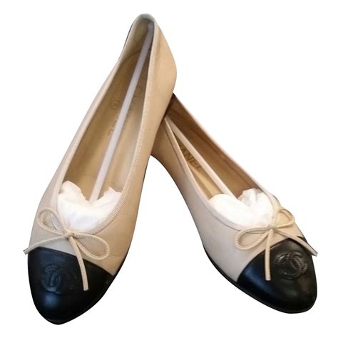 chanel ballet flats price in france|Chanel two tone ballet flats.